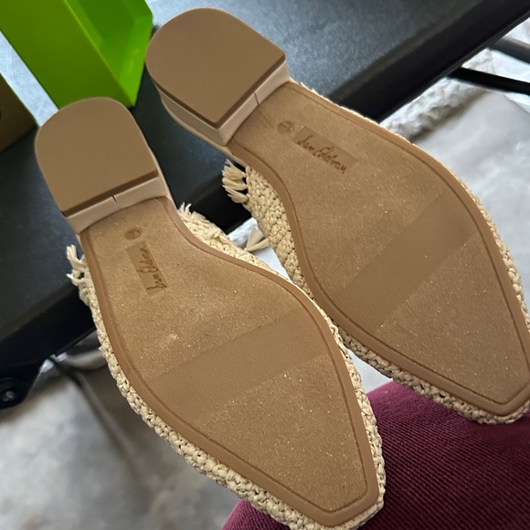 Sam Edelman Cream Woven Mules - Picture 3 of 4